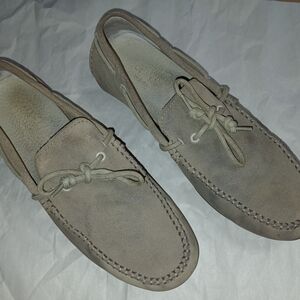Cole Haan Gray Suede Loafers